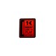 Patch Velcro 1€ Insert Coin To Play - Noir/Rouge - 