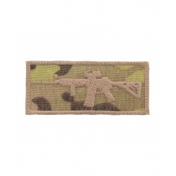 M4 AR15 Assault Rifle Velcro Patch - Multicam - 