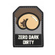 Zero Dark Dirty Velcro patch - Black - 