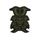 Samuray Skull Velcro patch - Green - 