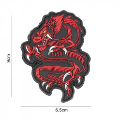 Patch Velcro Dragon - Rouge - 