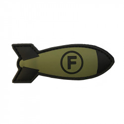 F.Bomb Velcro patch - Green - 