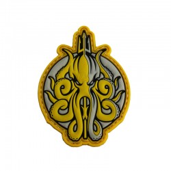 The KRAKEN Velcro patch - Yellow - 