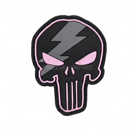 Patch Velcro Punisher Thunder - Rose - 