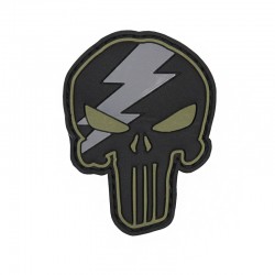 Patch Velcro Punisher Thunder - Vert - 