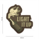 Light It Up Velcro Patch - Multicam - 