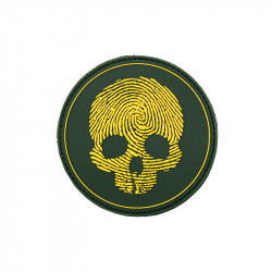 Skull Velcro patch - Green - 