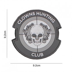 Patch Clowns Hunting club - Gris - 