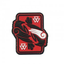 Odins RAVEN Velcro Patch - Red - 