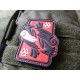 Odins RAVEN Velcro Patch - Red - 