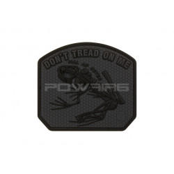 Don't Tread on me Frog velcro patch - Black - 