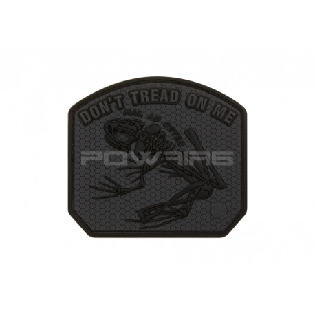 Don't Tread on me Frog velcro patch - Black - 