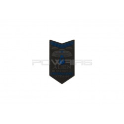 Alien Invasion Tactical Unit velcro patch - Blue - 