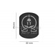 Molon Labe velcro patch - Grey - 