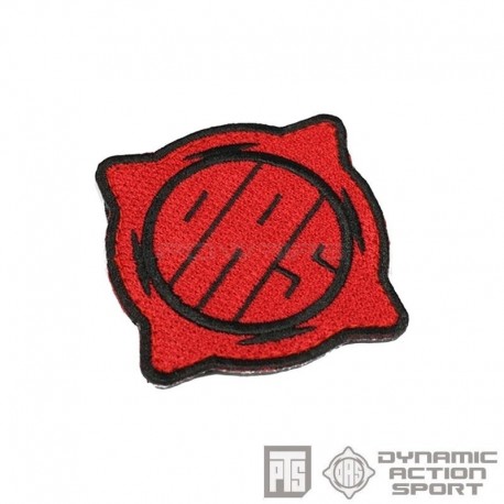 PTS Dynamic Action Sport DAS velcro Patch - Red - 