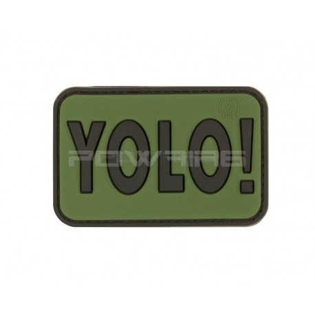 Patch Velcro YOLO! - Olive - 