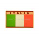 Italia Flag velcro patch - Desert - 