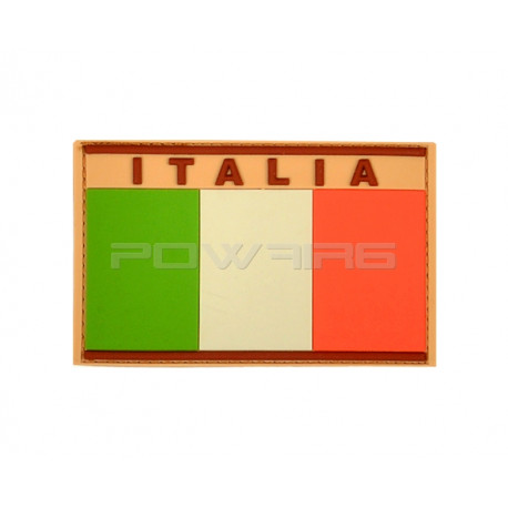 Italia Flag velcro patch - Desert - 