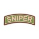 Patch Velcro SNIPER - Vert - 