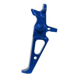 Retro Arms détente CNC type B pour M4 AEG - Bleu - 