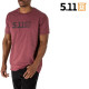 5.11 Legacy Tonal TEE - Size S - Burgundy - 