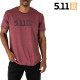 5.11 Legacy Tonal Tee - Taille S - Burgundy - 