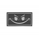 Evil Smiley velcro patch - Grey - 