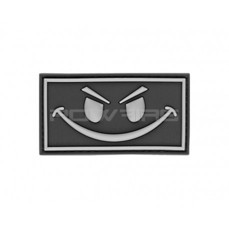 Evil Smiley velcro patch - Grey - 