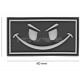 Evil Smiley velcro patch - Grey - 