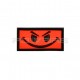 Evil Smiley velcro patch - Red - 