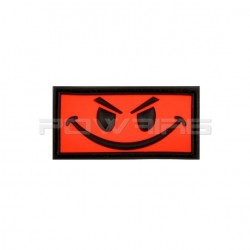 Evil Smiley velcro patch - Red - 