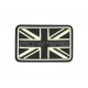 Great Britain Flag velcro patch - Phosphorescent - 