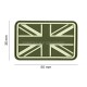 Great Britain Flag velcro patch - Forest