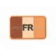 France Flag velcro patch - Desert - 