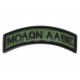 Molon Labe tab velcro patch - Forest - 