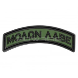 Molon Labe tab velcro patch - Forest - 