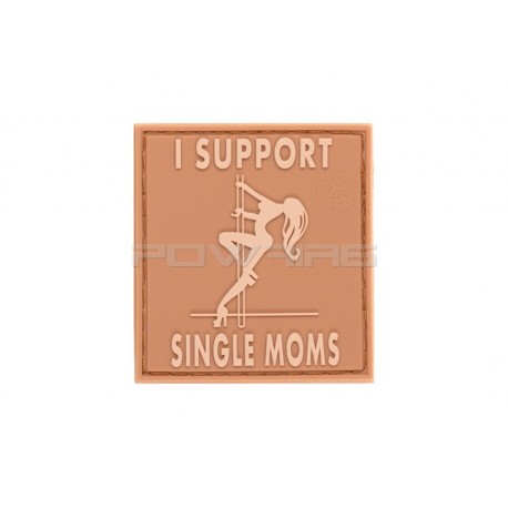 I Support Single Mums velcro patch - Desert - 