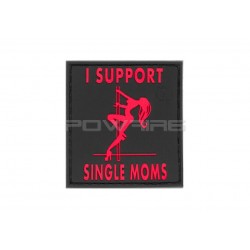 I Support Single Mums velcro patch - Blackmedic - 