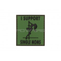 I Support Single Mums velcro patch - Forest - 