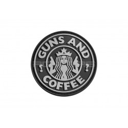 Guns and Coffee velcro patch - Black - 