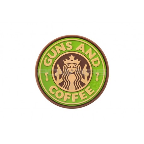 Guns and Coffee velcro patch - Multicam - 