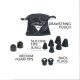 Decibullz Custom earplugs - Black