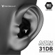 Decibullz Custom earplugs - Black