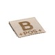 Bloodgroup velcro patch desert - B+ - 