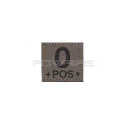 Bloodgroup OD velcro patch - O+ - 