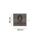 Bloodgroup OD velcro patch - O+ - 