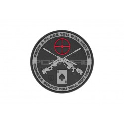 Sniper velcro patch - Grey - 