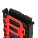 Swiss Arms FAST magazine POUCH for M4 / AK - Black / Red