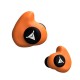 Decibullz Bouchons d'oreille sur mesure - Orange