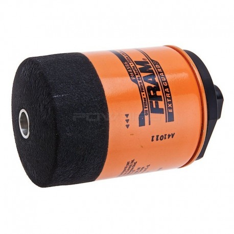 RJ Creations Oil filter mock suppressort F-style Tracer Ready - Orange/Black